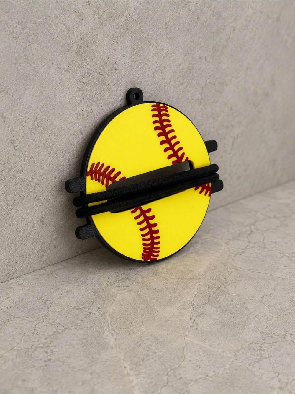 Softball Hair tie holder